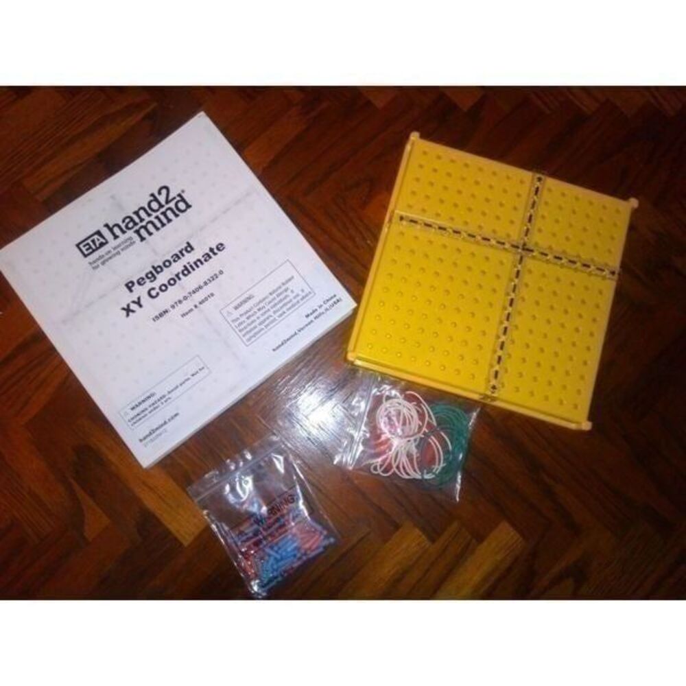 New Hand2mind XY Math Pegboard Homeschool Classroom Teaching Aid